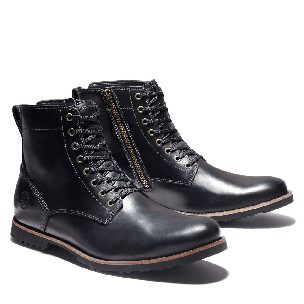 Bota Neve Masculino - Timberland Kendrick Side-Zip Impermeavel - NWLSQ5631 - Pretas